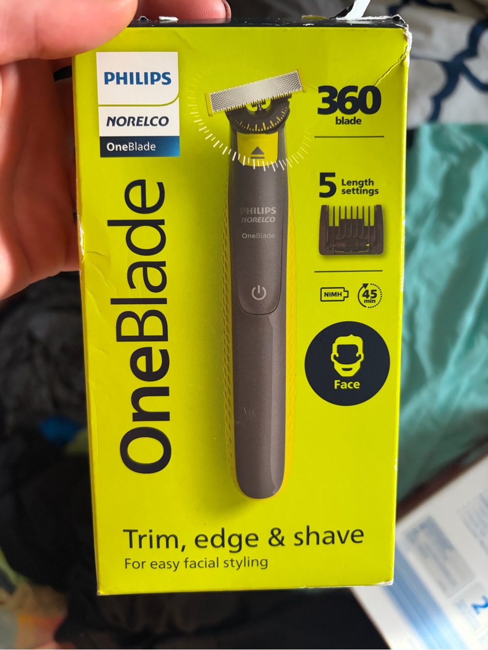 Philips Norelco OneBlade Facial Trimmer - Gray